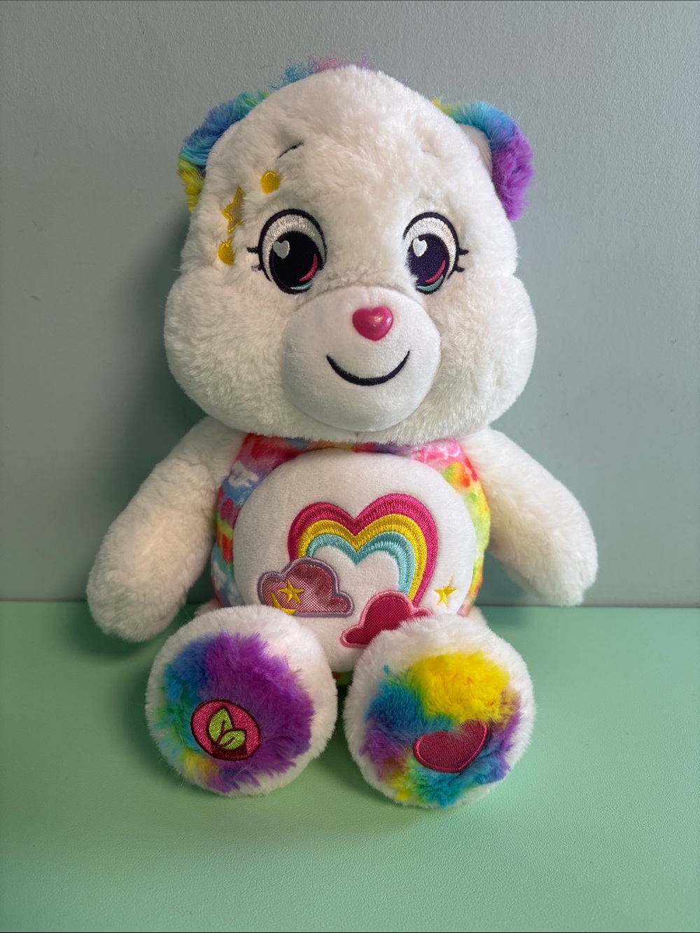 Care Bears True Friend Bear Plush Stuffed Animal, Kids Plush Toy